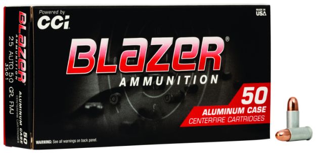 Picture of CCI 3501 BLAZER S 25ACP 50 TMJ 50/20