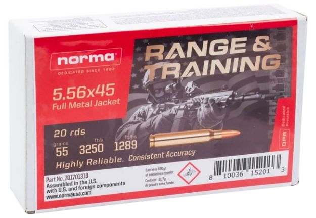 Picture of NORMA 701701313 556 55GR FMJ 20/10