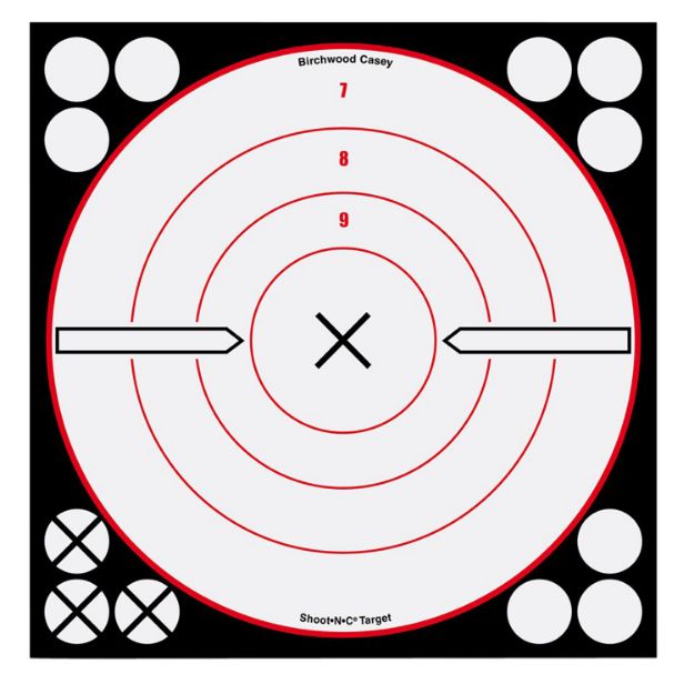 Picture of BIR 34802 SHOOT-N-C 8"XBLLSYE WHT/BLK 6PK