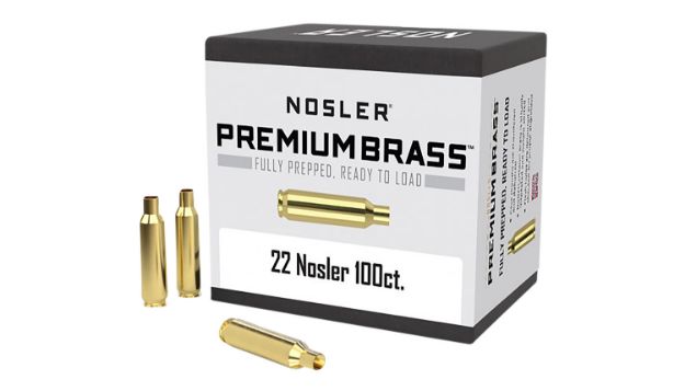 Picture of NOS 10067 CUSTOM BRASS 22 NOSLER 100