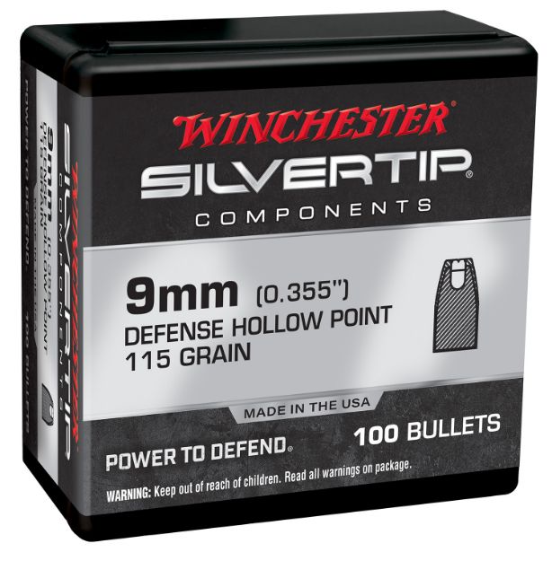 Picture of WIN WB9ST115X BUL 9MM 115 STHP 100/10