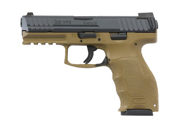 Picture of HK 81000228 VP9 9MM NS(3)10R 4.09 FDE