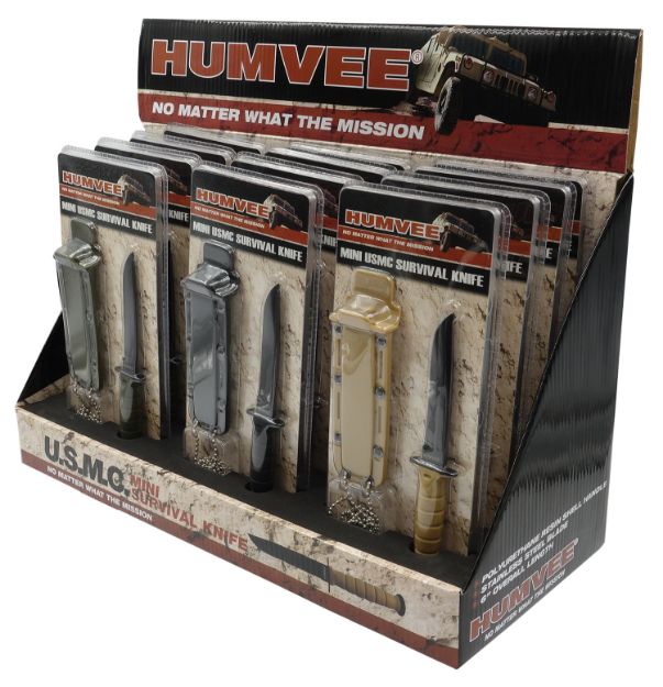 Picture of CAMP HMV-DB-USMC HUMVEE COMBAT NECK KNIFE 12PK