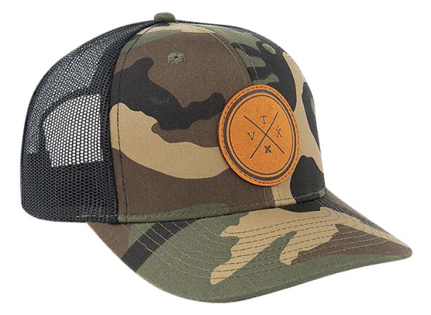 Picture of VERTX VTX9911 LTHR PATCH CAMO HAT OLVCAMO
