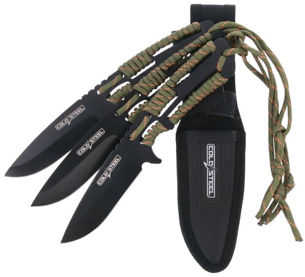 Picture of COLD TH44KVD3PK THROWING KNIVES DP 4.4 BLK