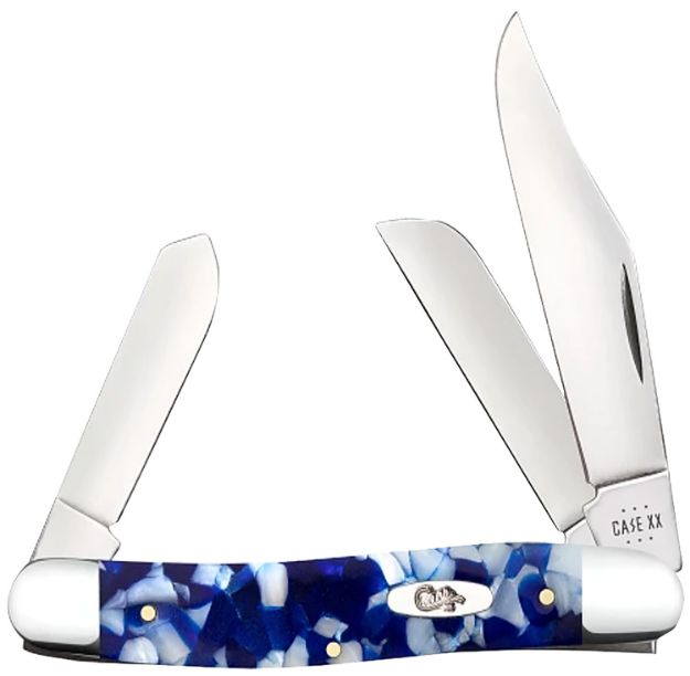 Picture of CASE 50727 BLUE CRACKLE KIRINITE SMOOTH RAZOR