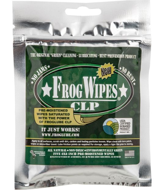 Picture of FROG 14936 FROG WIPES ZIP LOCK POUCH 5PK