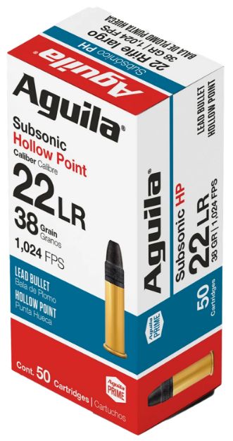 Picture of AGUILA 1B220268 22LR SB HP 38GR 50/20
