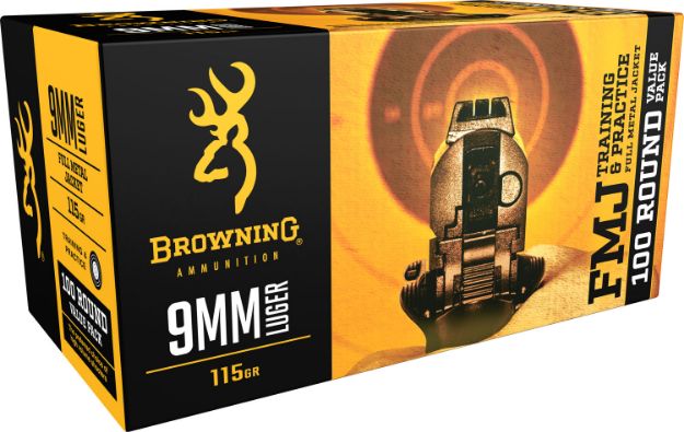 Picture of BRNA B191800094 9MM 115 FMJ VALUE PK 100/05