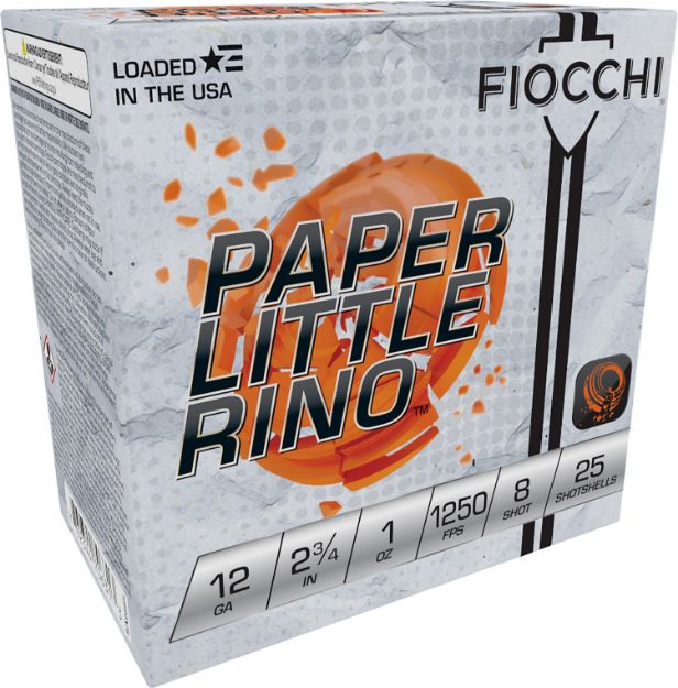 Picture of FIO 12FPTX8 LTL RINO PPR 12 2.75 8SHT 1OZ 25/10