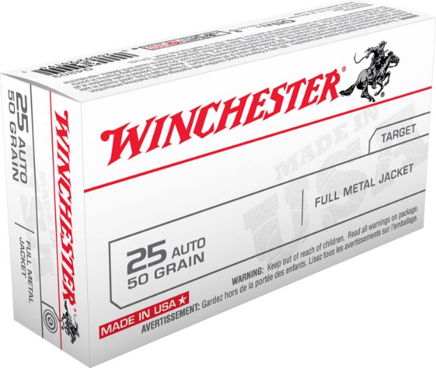 Picture of WIN Q4203 25ACP 50 FMJ 20/10