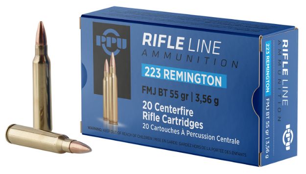 Picture of PPU PP223F1 223 55 FMJBT 20/50