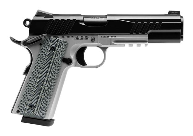 Picture of SAV 67207 1911 GOVT 45 5IN BLK/SS BLK MELONITE 2T