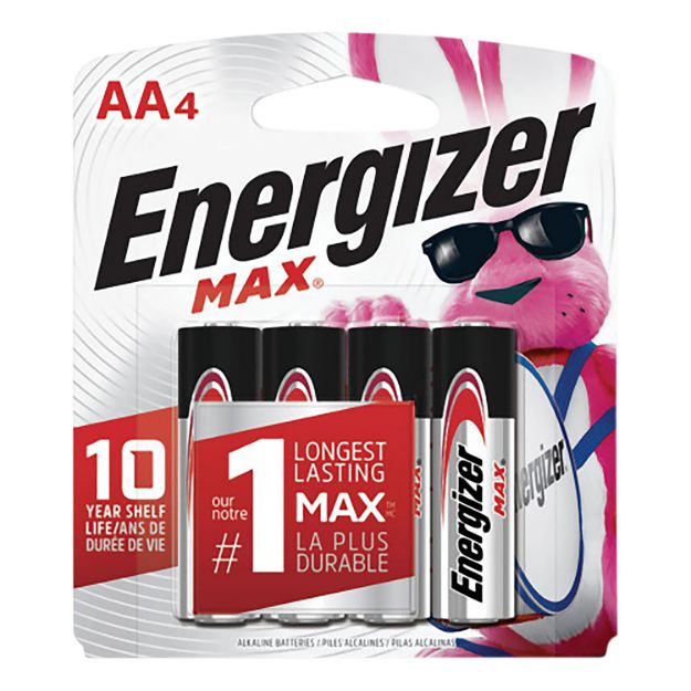 Picture of ENERGIZER E91BP-4 AA 24PK/CS 4PK BATTERY