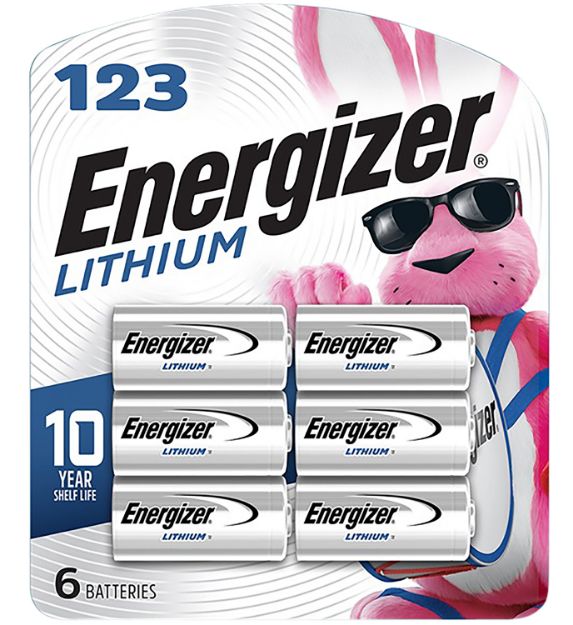Picture of ENERGIZER EL123BP-6 CR123 LITH 24PK/CS 6PK BATT