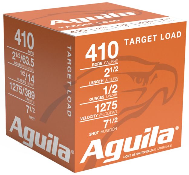 Picture of AGUILA 1CHB4137 TARGET 410G 2.5 #7.5 1/2OZ 25/20