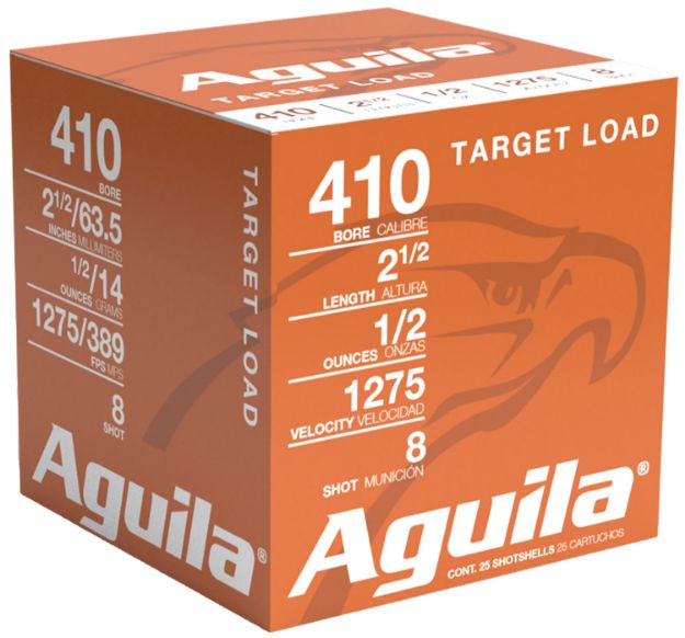 Picture of AGUILA 1CHB4138 TARGET 410G 2.5 #8 1/2OZ 25/20