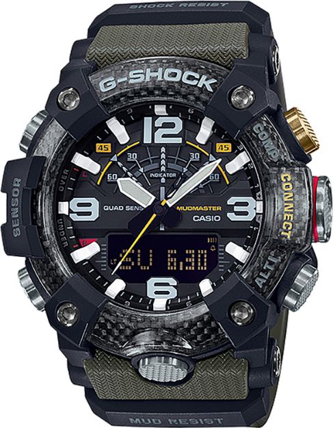 Picture of GSHOCK GGB1001A3 MUDMASTER AS RESIN BT GRN