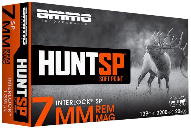 Picture of AMMOINC 7MM139SPA20 HUNT SP 7MM 139GR 20/10