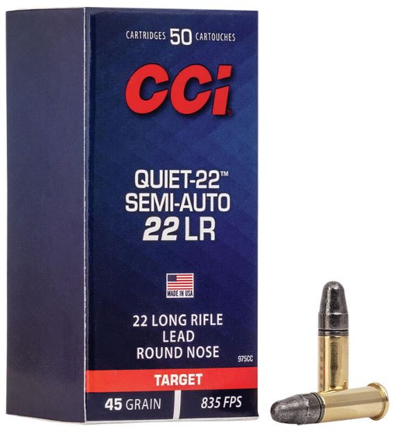 Picture of CCI 975CC 22LR QUIET 40 SP 50/100
