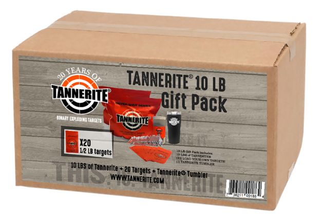 Picture of TAN GPACK10 LB GIFT PK W/TUMBLER 20 TARGETS