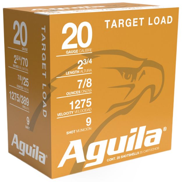 Picture of AGUILA 1CHB2039 TARGET 20G 2.75 #9 7/8OZ 25/10