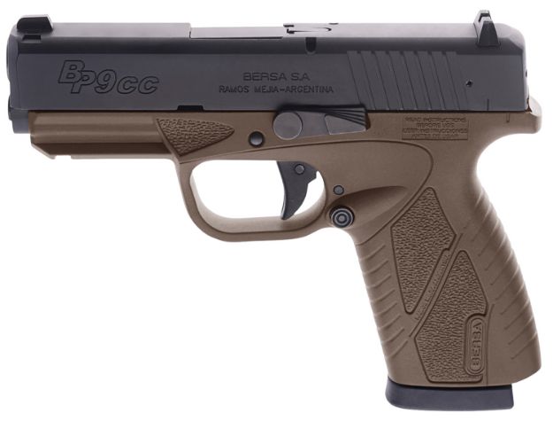 Picture of BERSA BP9DECC BP CC 9MM MS 3.3 8R FDE