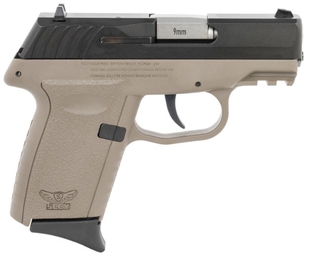Picture of SCCY CPX-2CBDEG3 9MM 3.1 10R NS BLK/DRK