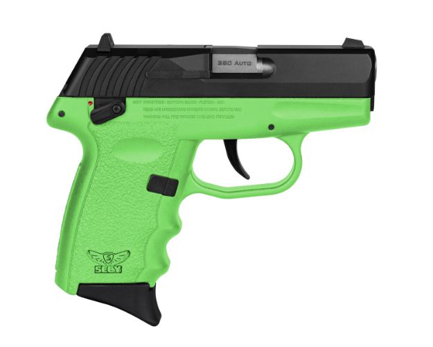 Picture of SCCY CPX-4CBLG 380 2.96 10R SF BLK/LIME