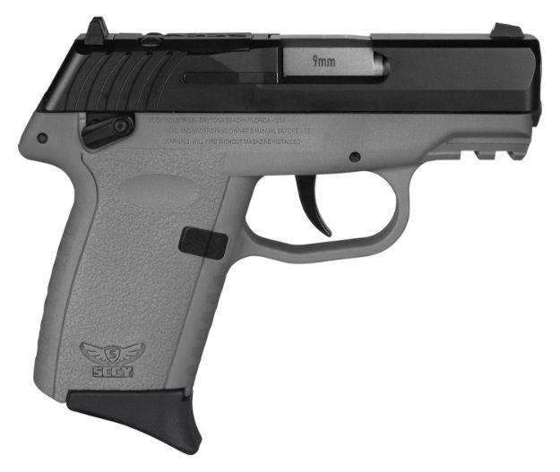 Picture of SCCY CPX-1CBSGRDRG3 9MM 3.1 10R SF BLK/SGRY