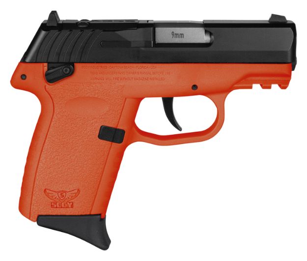 Picture of SCCY CPX-1CBORRDRG3 9MM 3.1 10R SF BLK/ORG
