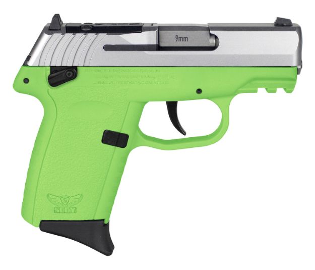 Picture of SCCY CPX-1TTLGRDRG3 9MM 3.1 10R SF TT/LIME