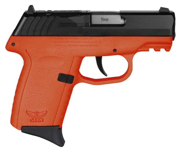 Picture of SCCY CPX-2CBORRDRG3 9MM 3.1 10R NS BLK/ORG