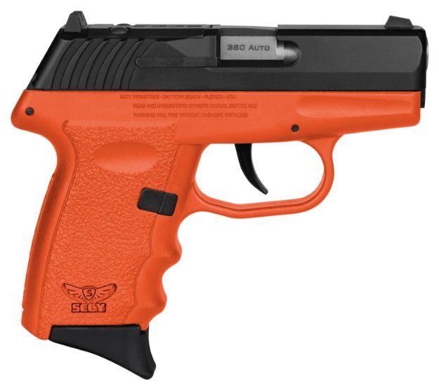 Picture of SCCY CPX-3CBORRDRG3 380 2.96 10R NS BLK/ORG