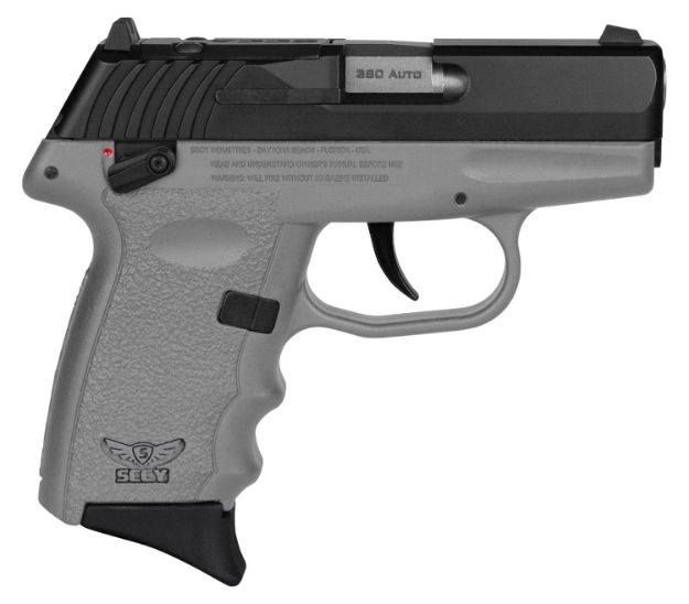 Picture of SCCY CPX-4CBSGRDRG3 380 2.96 10R SF BLK/SGRY