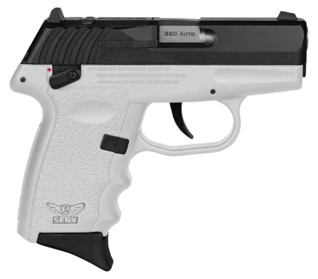 Picture of SCCY CPX-4CBWTRDRG3 380 2.96 10R SF BLK/WHT