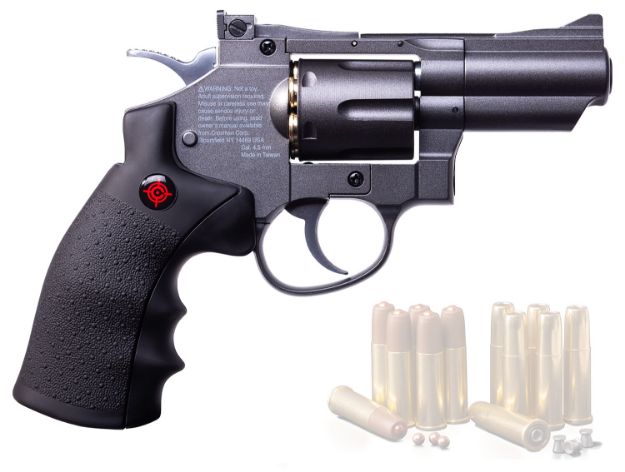 Picture of CROS SNR357 177 CO2 SEMI AIR REVOLVER SILV