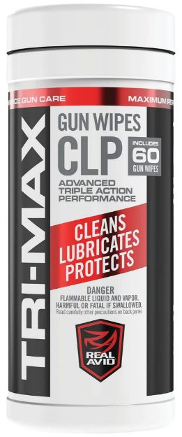 Picture of AVID AVCLPW-C60 TRI-MAX CLP GUN WIPES - CANISTER