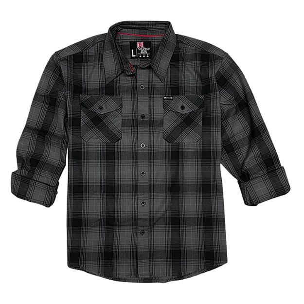 Picture of HDESIGN 32226 HORNADY L/S FLANNEL 3X GREY