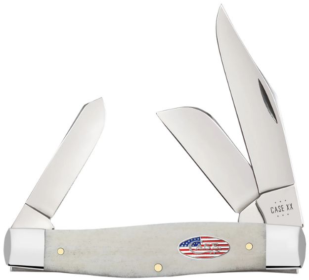 Picture of CASE 14093 SMOOTH NATURAL BONE CS LRG STOCKMAN
