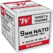 Picture of WIN W9NATO50 9MM NATO 124 FMJ 50/20