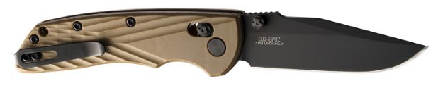 Picture of HOG 24377 DEKA 3.25 FOLDER CLIP POINT FDE/BLK