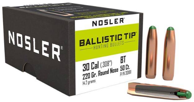Picture of NOS 30181 BLSTC HNT .308 220 RN 50