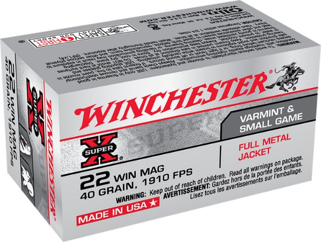 Picture of WIN X22M 22WMR SUPX 40 FMJ 50/40