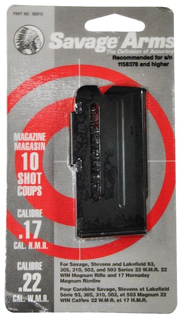 Picture of SAV 90010 MAG 93SER 22WMR/17HMR BL 10RD
