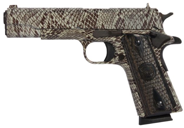 Picture of IVER 1911A1COPPERHEAD 45 5IN GVRN SNAKE TAN