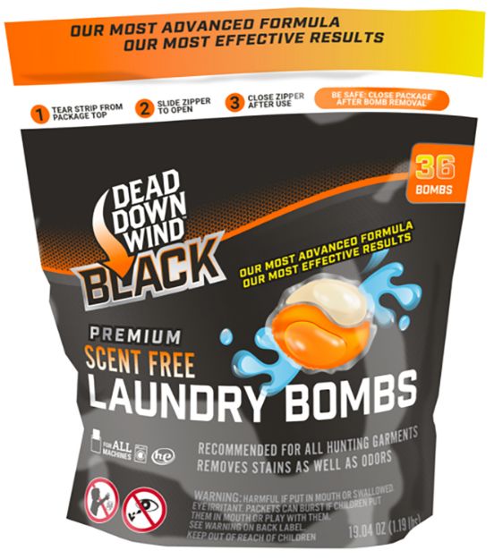 Picture of DDW 118418 BLACK PREM LAUNDRY BOMBS 36CT