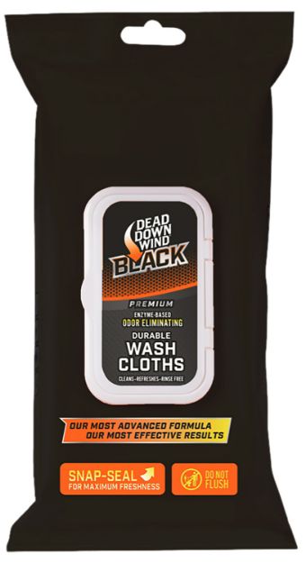 Picture of DDW 13725 BLACK PREM WASH CLOTHS