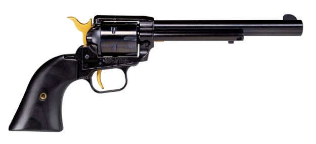 Picture of HER RR22B4-GLD ROUGH R 22LR 4.75 6R BLK/GLD