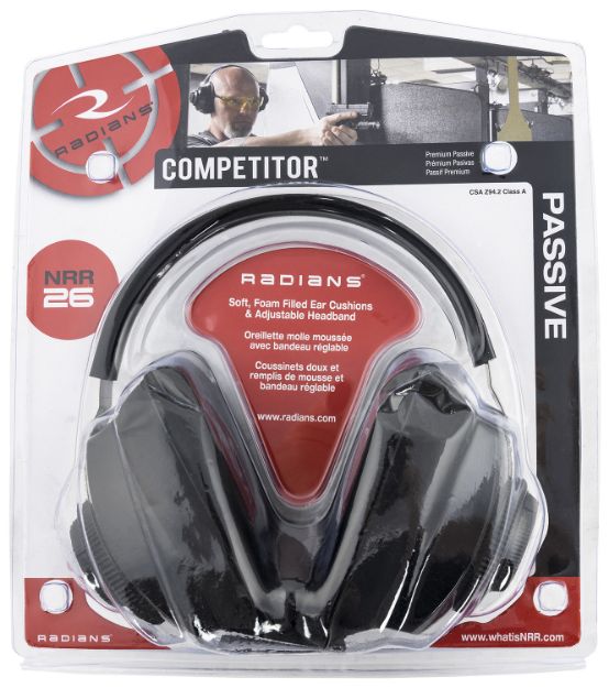 Picture of RAD CP0100CS COMPETITOR MUFF NRR26 BLK